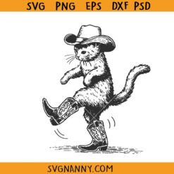 Cat Cowboy SVG, Meowdy Svg, Cowboy Hat Svg, Cowboy Cat Svg, Cat Svg, Funny Cat Svg, Texas Svg  