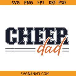 Cheer dad SVG, Football Cheerleader Dad Svg, Cheer Dad Shirt SVG, Funny Dad SVG, Cheerleader Svg