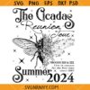 Cicada Concert Tour 2024 svg, Cicada Tour SVG, Cicada Concert SVG, The Cicada Reunion Tour SVG