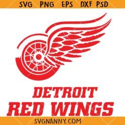 Detriot Red wings SVG, Detroit Red Wings Logo Svg, NHL Svg, Sport Svg, Hockey Team Svg