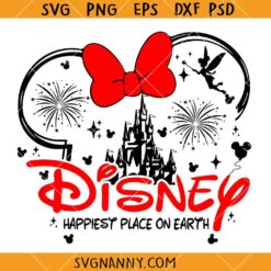Disney Happiest place on earth SVG, Magical Kingdom Svg, Family Trip Svg, Vacay Mode, Family Vacation Svg    