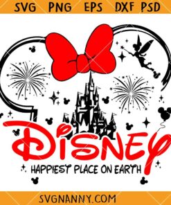 Disney Happiest place on earth SVG, Magical Kingdom Svg, Family Trip Svg, Vacay Mode, Family Vacation Svg    