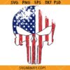 Distressed Punisher skull flag SVG, Skull Distressed American Flag Svg, Punisher Skull Svg   