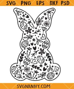 Easter Bunny eggs SVG, Easter Bunny SVG, Easter Clipart SVG, Easter Shirt SVG    
