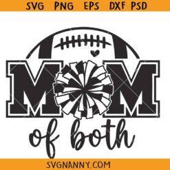 Football cheer Mom Pom Pom svg, Football Season Svg, Football Mama Shirt Svg, Football Cheer Mom Svg, Football Cheerleader SVG