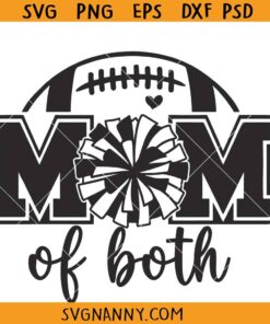 Football cheer Mom Pom Pom svg, Football Season Svg, Football Mama Shirt Svg, Football Cheer Mom Svg, Football Cheerleader SVG