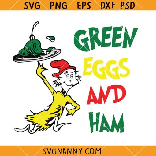 Green Eggs And Ham Svg, dr seuss svg, dr seuss png, I do so like green eggs and ham svg, Sam I Sam svg, I am Sam SVG