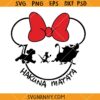 Hakuna Matata Minnie Mouse svg, Minnie head Hakuna Matata  SVG, Disney Vacation SVG    