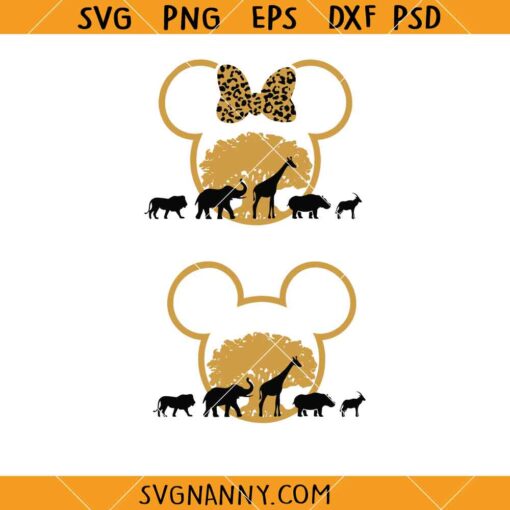 Hakuna matata safari animals SVG, Animal svg, Family Trip Svg, Hakuna Matata SVG