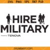 Hire Military Powered By Tenova SVG, Veterans And Service Members SVG