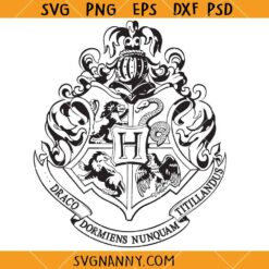 Hogwarts Crest SVG, Hogwarts SVG, Harry Potter SVG