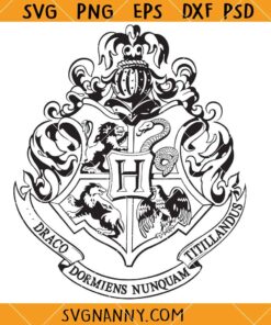 Hogwarts Crest SVG, Hogwarts SVG, Harry Potter SVG