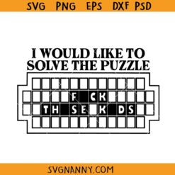 I would like to solve the puzzle Fck those kids SVG, Decipher the puzzle Svg, solve the puzzle SVG