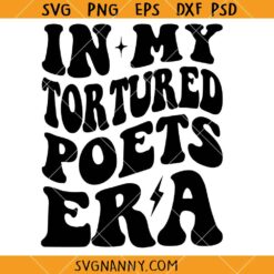 In my Tortured Poet Era SVG, bookworm svg, Taylor swift Album svg   