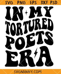 In my Tortured Poet Era SVG, bookworm svg, Taylor swift Album svg   
