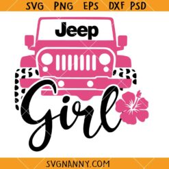 Jeep girl hibiscus svg, Jeep Girl SVG, Floral Girl SVG, SUV SVG, Jeep Shirt SVG      