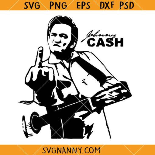 onny Cash SVG, Singer Svg, Country Western Svg   