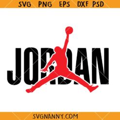 Jordan Air Jump SVG. Jordan SVG, Air Jordan SVG, Jump Logo SVG, Basketball Emblem SVG, Basketball SVG