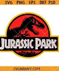 Jurassic Park SVG, Jurassic World Logo SVG, Jurassic Park Clipart SVG, Dinosaur Svg, Tyrannosaurus Svg, Jurassic park Logo SVG