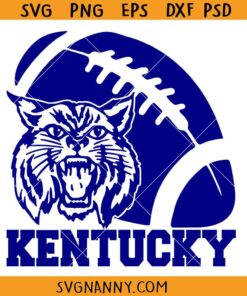 Kentcky Wildcats football SVG, University of Kentucky Svg, Kentucky Wildcats Svg, Football Team SVG