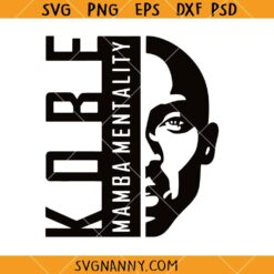 # Kobe Bryant Mamba Mentality SVG, Kobe Legends Never Die Svg, Kobe Bryant SVG      