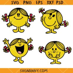 Little Miss Sunshine SVG bundle, Little Miss Svg, Little Miss Shirt SVG, Smiley Face Svg, Little Miss Png