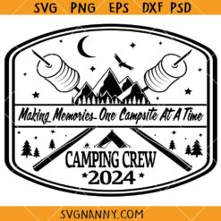 Making Memories One Campsite at a Time Svg, Adventure SVG, Camping SVG, Camping Gifts SVG, Camp Life Svg