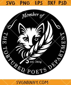 Member of the Tortured Poets Club svg, TTPD SVG, Taylor Swift New Album SVG, Swiftie SVG