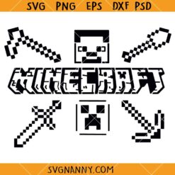 Minecraft SVG, Minecraft Creeper SVG, Minecraft Clipart SVG, Minecraft Vector SVG, Minecraft PNG