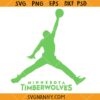 Minnesota Timberwolves Jordan Basketball SVG, Minnesota Timberwolves SVG, NBA Playoffs SVG    