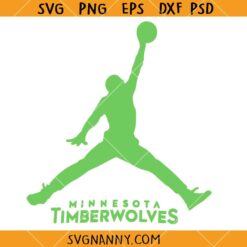 Minnesota Timberwolves Jordan Basketball SVG, Minnesota Timberwolves SVG, NBA Playoffs SVG    