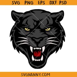Panthers Mascot SVG, Panther Head SVG, Panthers Team Spirit SVG, Panthers Mascot Football SVG, Mascot Football Shirt SVG