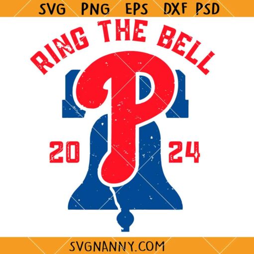 Ring The Bell 2024 Philadelphia Phillies SVG, Philadelphia Baseball SVG, Phillies Bell SVG, Philadelphia Baseball Shirt svg