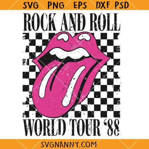 Rock and Roll world tour Rollingstones SVG, The Rolling Stones Band SVG, Stones Tour 2024 SVG, Rolling Stones Band Hackney Diamonds SVG