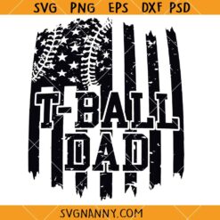 T ball dad flag SVG, Baseball svg, baseball dad flag svg, Baseball Dad svg, Baseball Shirt SVG   