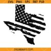 Texas map flag SVG, Texas State Map and Flag SVG, Texas Shape Vector SVG