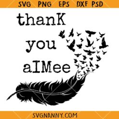 Thank You aIMee svg, Taylor Swift Tortured Poets SVG, tortured poet inspired svg