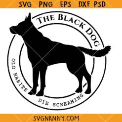 The Black Dog Tortured Poets Department SVG, Taylor Inspired  SVG, Taylor Swift SVG