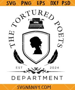 The Tortured Poets Department SVG, Taylor Swift Inspired SVG, Guitar SVG, Swiftie SVG