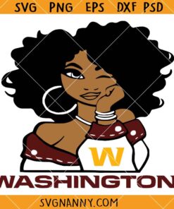 Washington Commanders girl svg, Commanders girl svg, Football Ball Shirt SVG   
