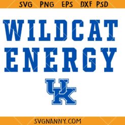 Wildcat Energy SVG, Kentucky Wildcat Energy SVG, NCAA Team SVG, Wildcats SVG, Wildcats Football SVG