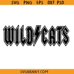Wildcats Lightning Bolt SVG, Wildcats Svg, Basketball Svg, Wildcats Basketball Lightning Bolt Svg  