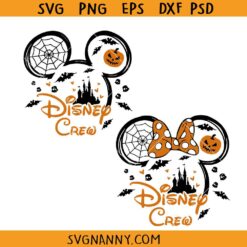 Halloween Disney Crew SVG, Disney Friends Svg, Halloween Costume Svg     
