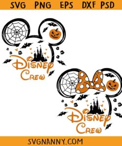 Halloween Disney Crew SVG, Disney Friends Svg, Halloween Costume Svg     