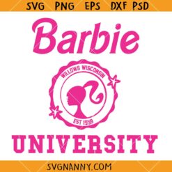 Barbie University SVG, arbie Graduation SVG, Back To School SVG      