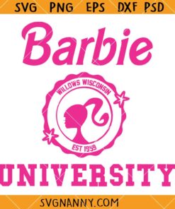 Barbie University SVG, arbie Graduation SVG, Back To School SVG      