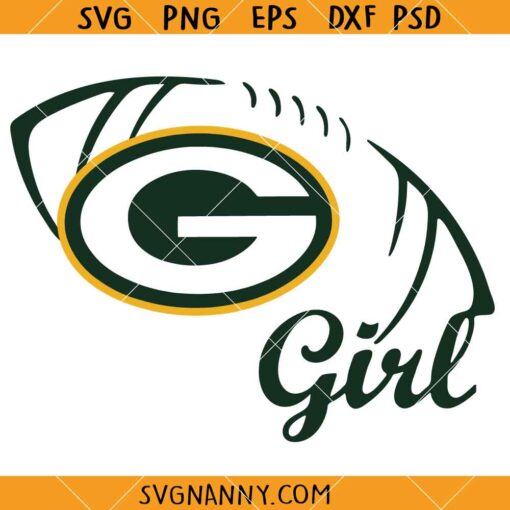 Green Bay Packers Girl SVG, Sport Svg, Green Bay Packers Cheer SVG    
