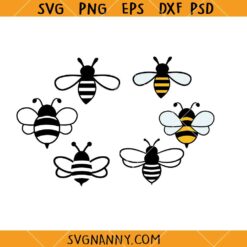 Adorable Bee SVG, Bee pattern SVG, Bees SVG, Cute Bee SVG