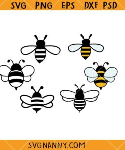 Adorable Bee SVG, Bee pattern SVG, Bees SVG, Cute Bee SVG