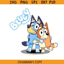 Bluey and Bingo SVG, Cartoon Characters SVG, Cute Bluey Svg, Cute Bingo Svg